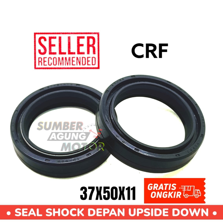 Jual SEAL SHOCK DEPAN USD UPSIDE DOWN 37X50X11 HONDA CRF SET 2 PCS