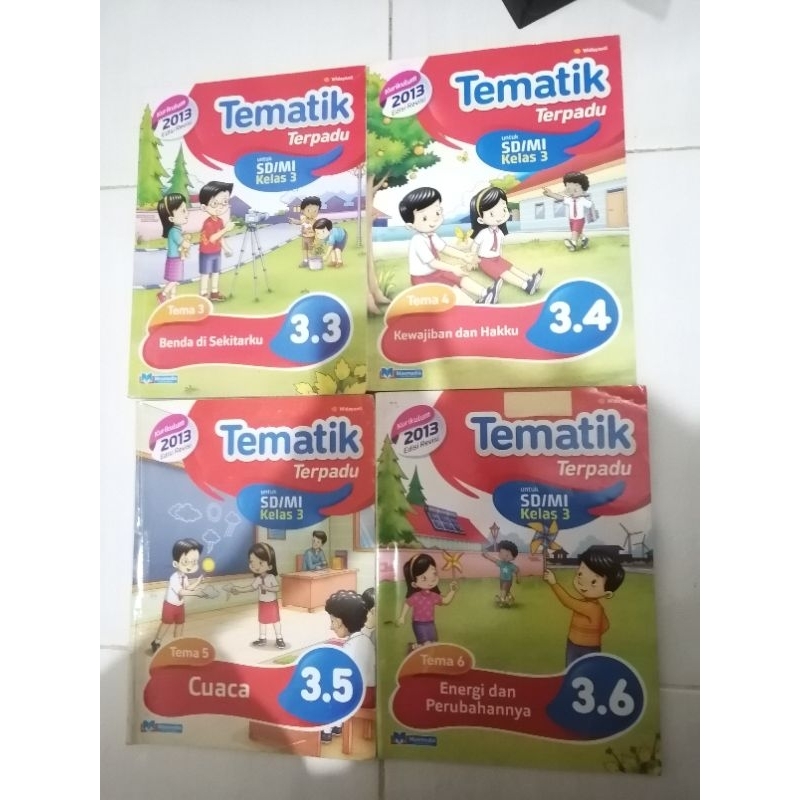 Jual Buku Tematik terpadu kelas 3 SD | Shopee Indonesia