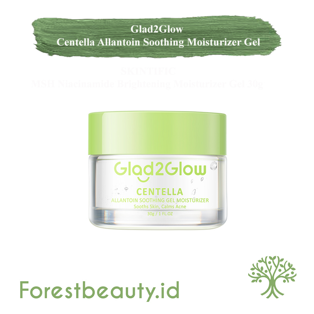 Jual [Forestbeauty.id] Glad2Glow Centella Allantoin Soothing Moisturizer Gel Repair Skin Barrier