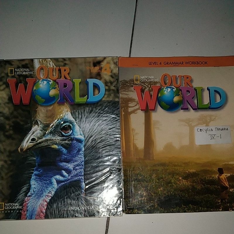 Jual buku our world 4 Student book & grammar workbook | Shopee Indonesia