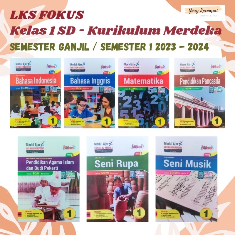 Jual LKS Fokus Kurikulum Merdeka Kelas 1 SD | Shopee Indonesia