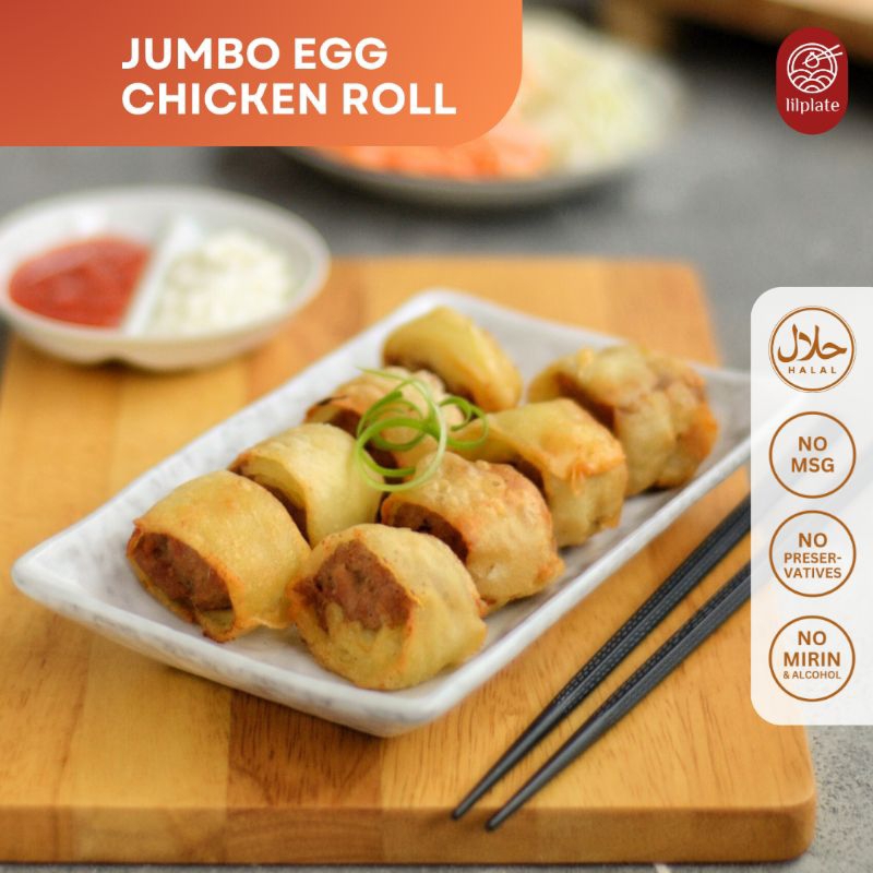 Jual JUMBO EGG CHICKEN ROLL (Halal, Tanpa MSG & Pengawet) | Shopee ...