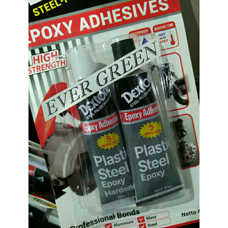 Jual Lem Besi DEXTONE 5 menit Original - Multifungsi Epoxy Adhesive 2 ...