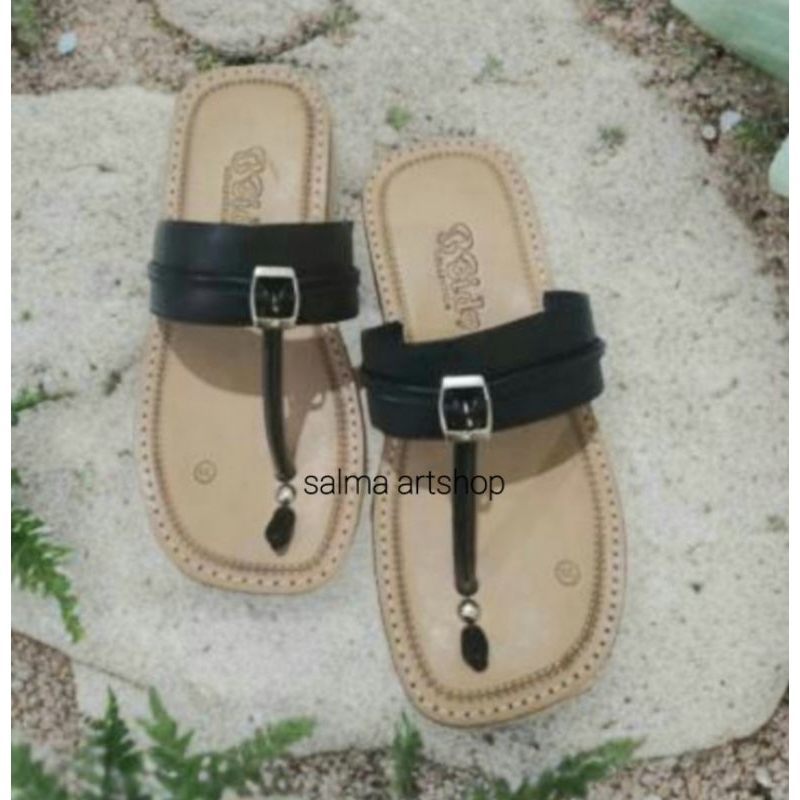 Jual Sandal Terumpah Pria Sandal Tradisional Jepit Tarumpah Kulit Asli