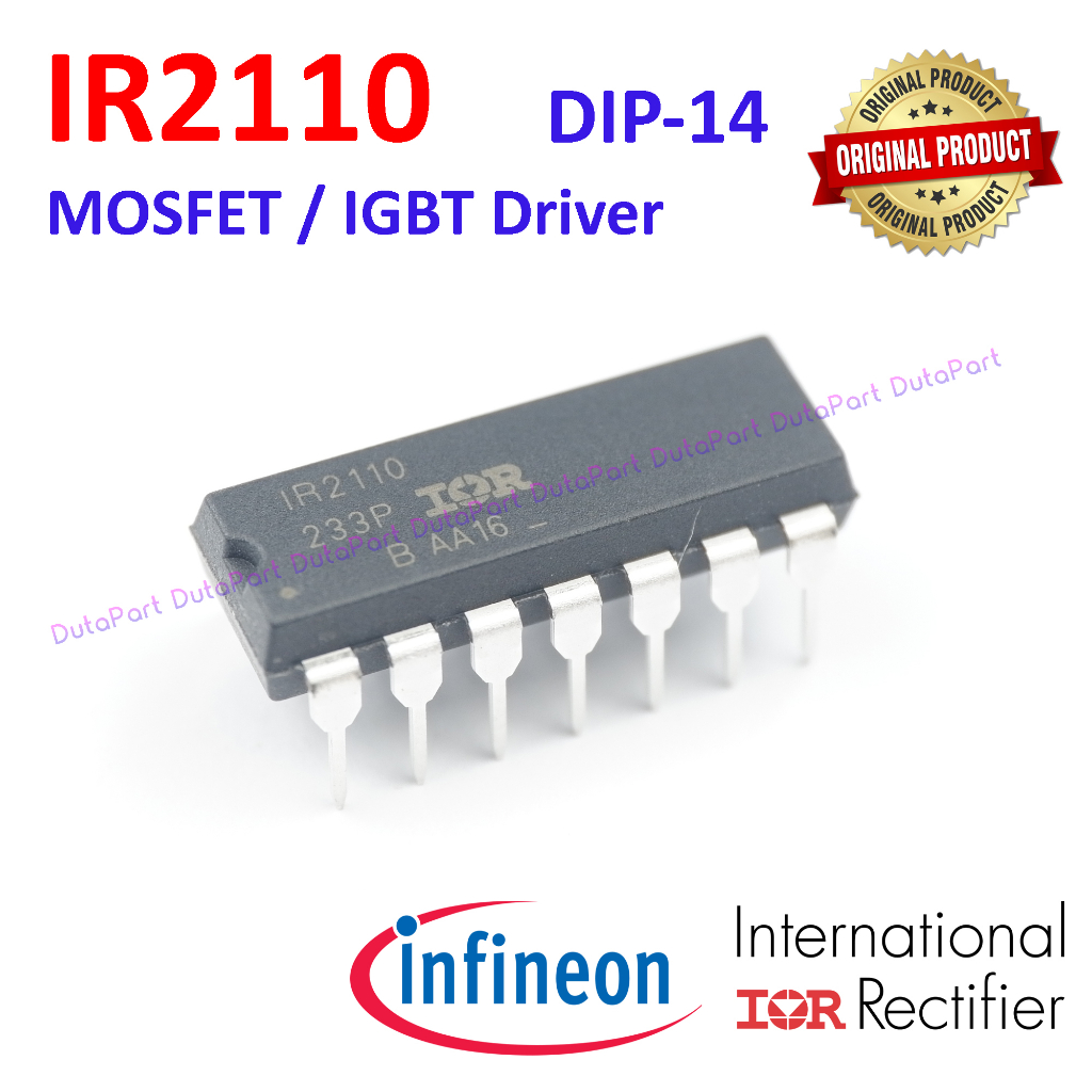 Jual IR2110 ORIGINAL INFINEON IR 2110 IR2110PBF MOSFET IGBT Driver DIP ...