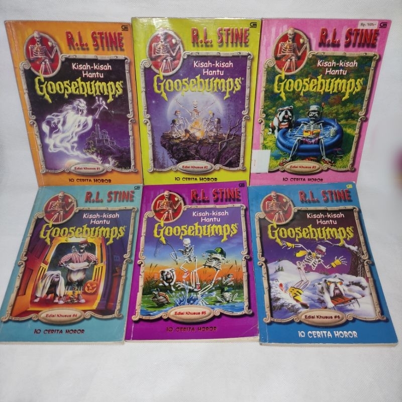 Jual Novel Goosebumps R L Stine Kisah Kisah Hantu Fullset Shopee Indonesia