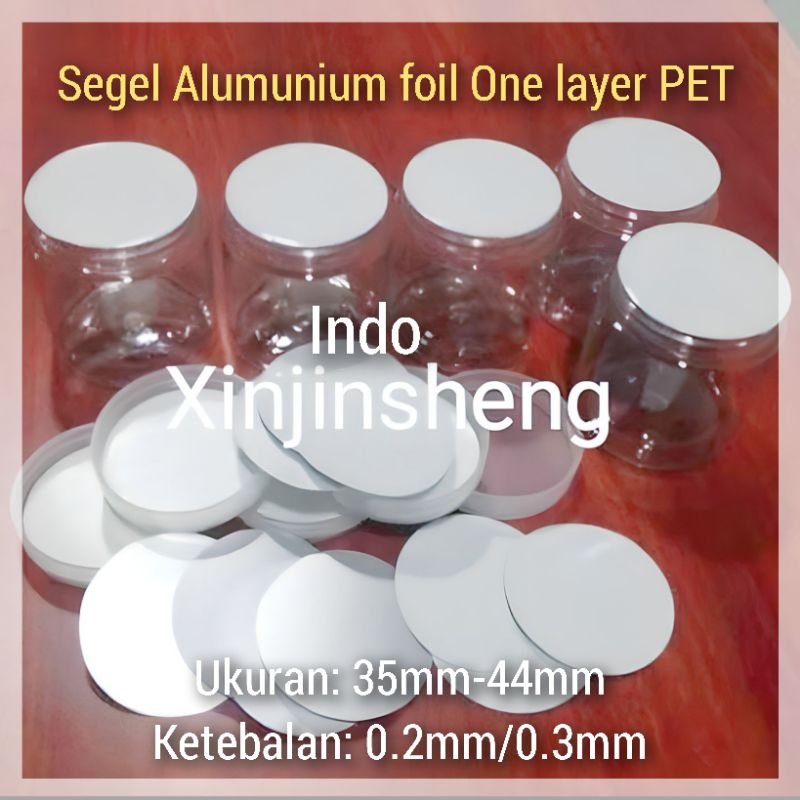 Jual Segel Seal Alumunium Foil One Layer Pet Diameter Mm Mm