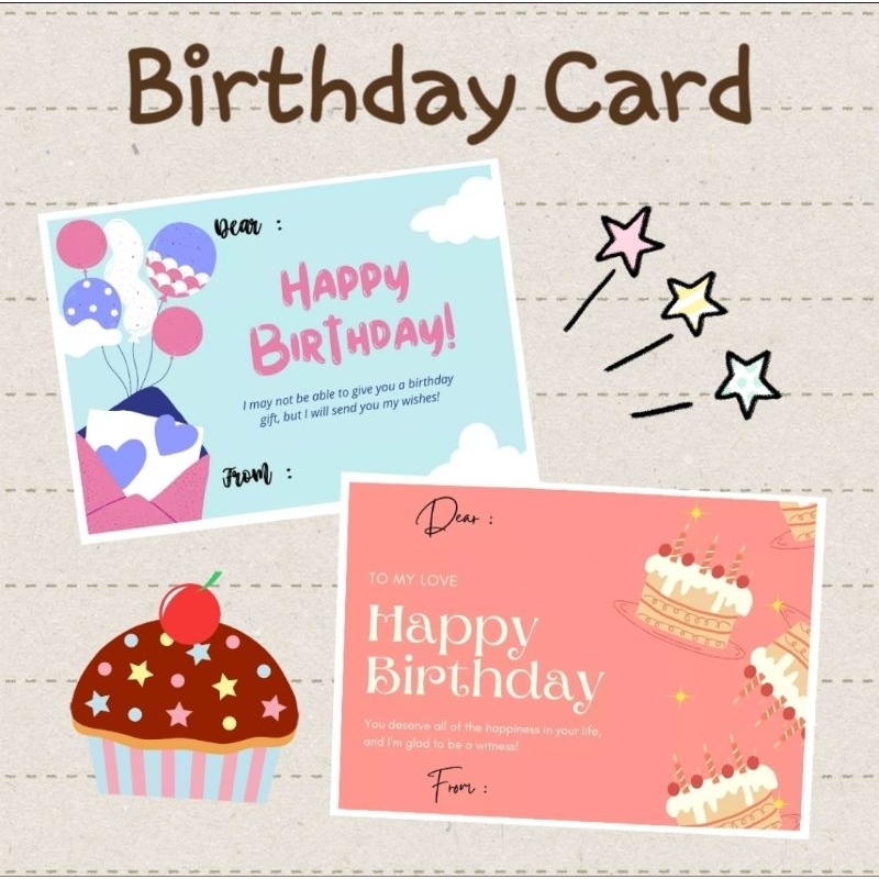 Jual Tambahan Birthday Card Kartu Ucapan Ultah | Shopee Indonesia