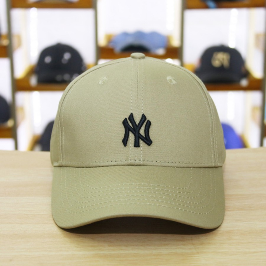 Jual Topi NY New York Yankees Cream Khaki Krem Black Hitam MLB Major ...
