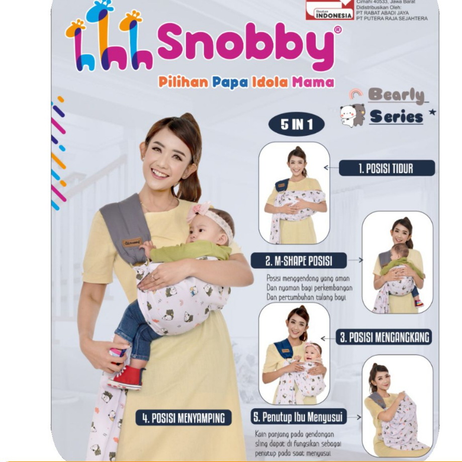 Jual Snobby Gendongan Sling Bearly Series Sbg Model Ring Plastik Shopee Indonesia