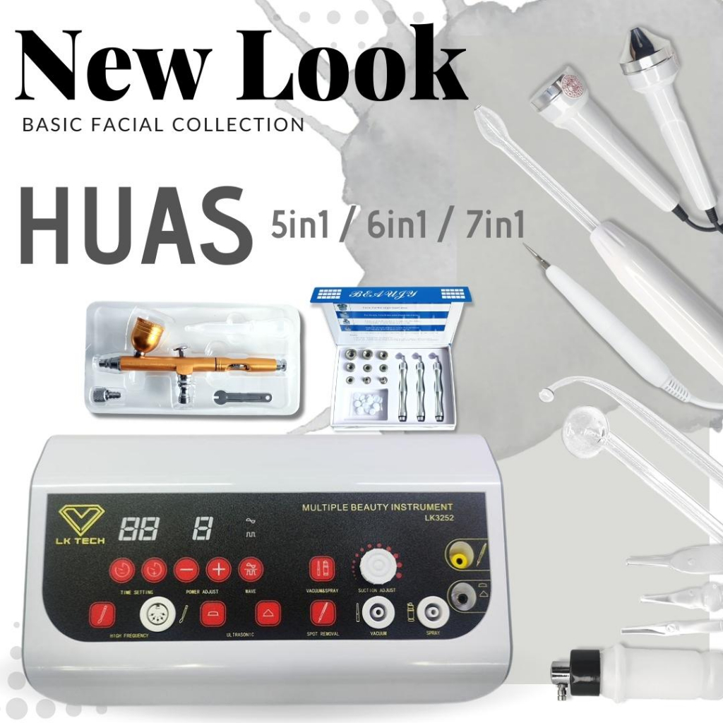 Jual Basic Facial New Look Huas 5in1 6in1 7in1 Beauty Care Detox Vacuum