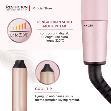 Paket Remington Coconut Smooth Catokan S5901 Pengeriting Rambut CI5901