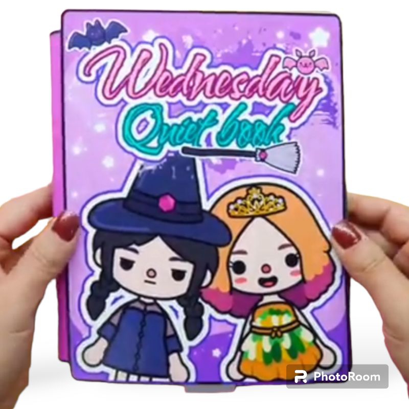 Jual Wednesday Enid Paper Doll Buku Mainan Edukasi Merangkai Viral ...