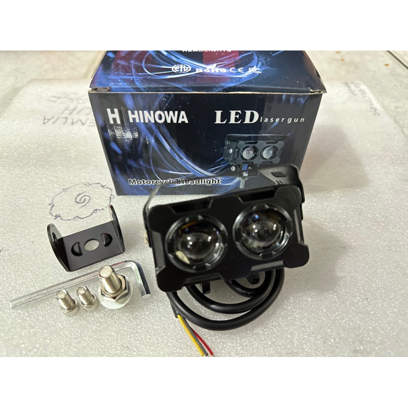 Jual LAMPU LED LASER D2 SQL 2 MATA 30WAT HI LOW PUTIH KUNING | Shopee ...