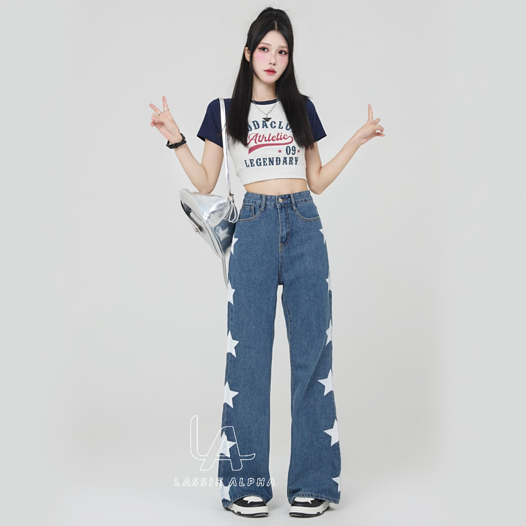 Jual Lassie Alpha J55 Celana Jeans Bintang Biru Tua Celana JeansvLurus ...