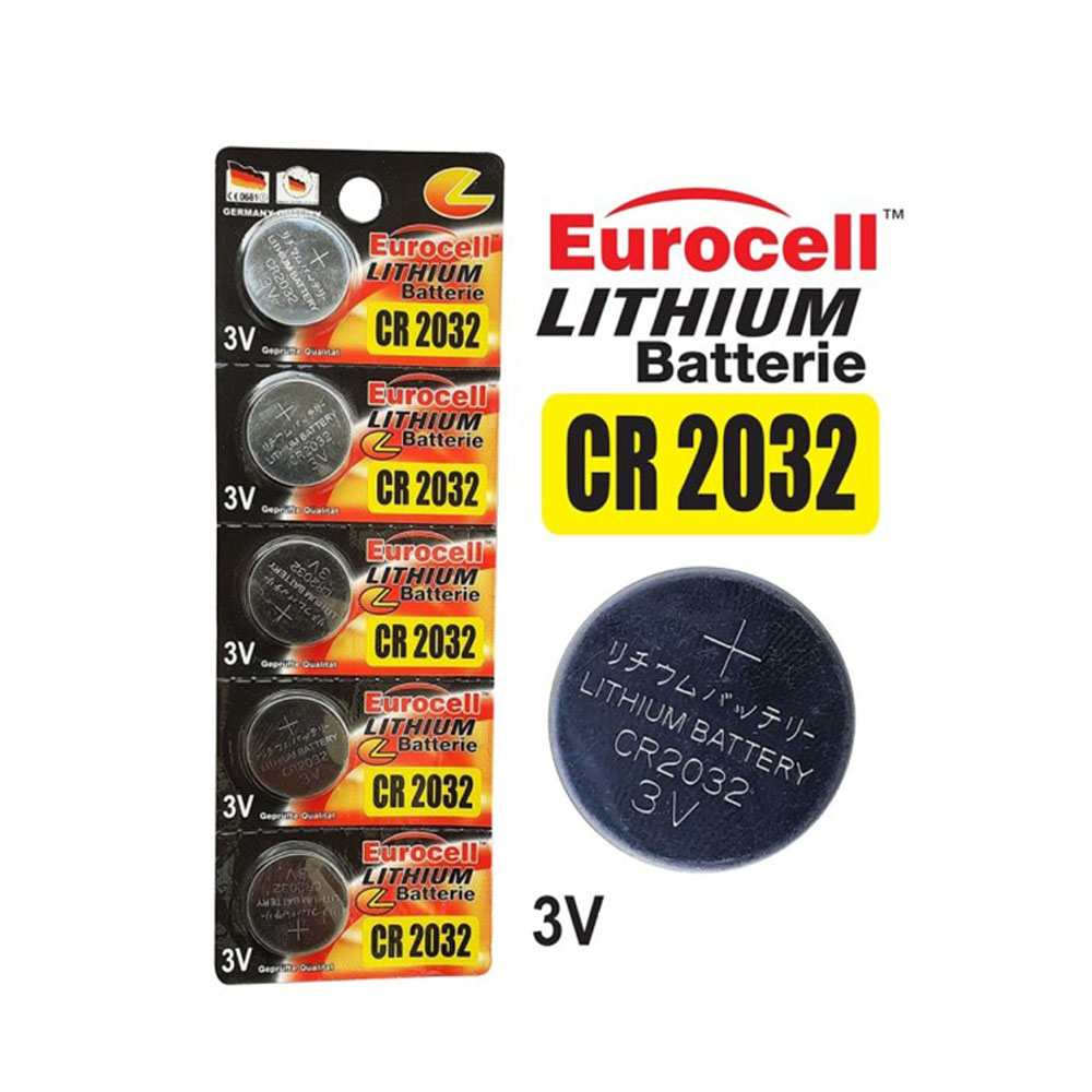 Jual Baterai / Battery Kancing Baterai CR2032 Eurocell Lithium German