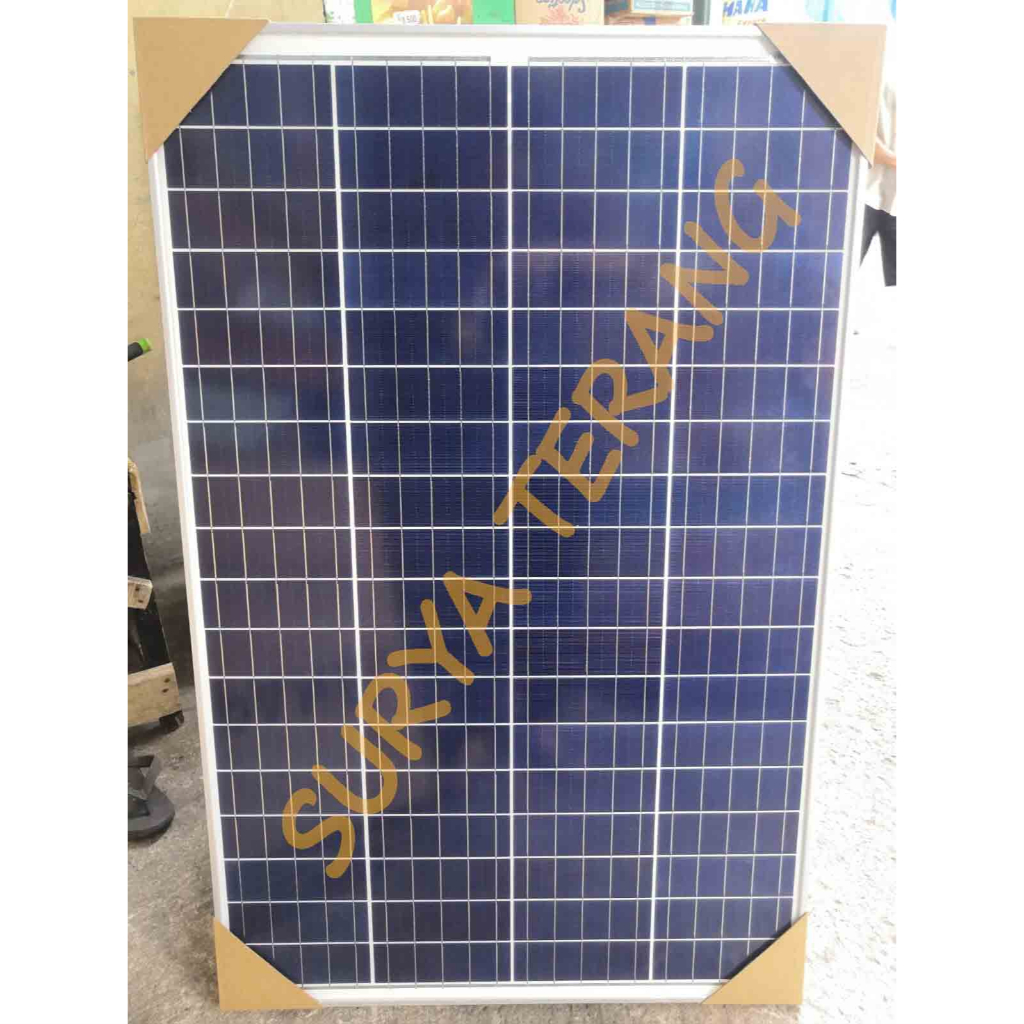 Jual Paket 4pcs Solar Panel Surya 100wp Poly Solar Cell 100wp Poly FREE ...