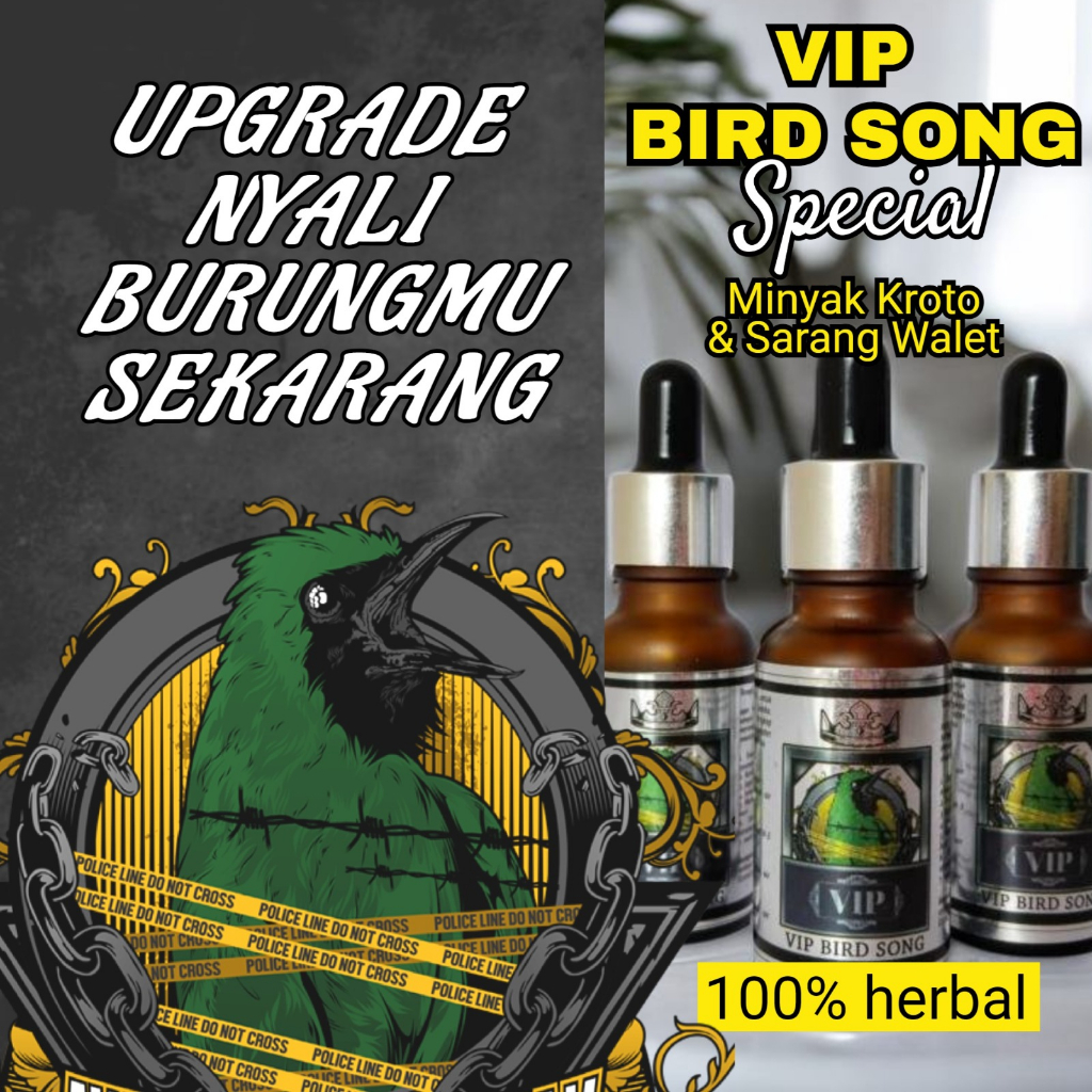 Jual Minyak kroto dan sarang walet untuk semua jenis burung VIP BIRD ...