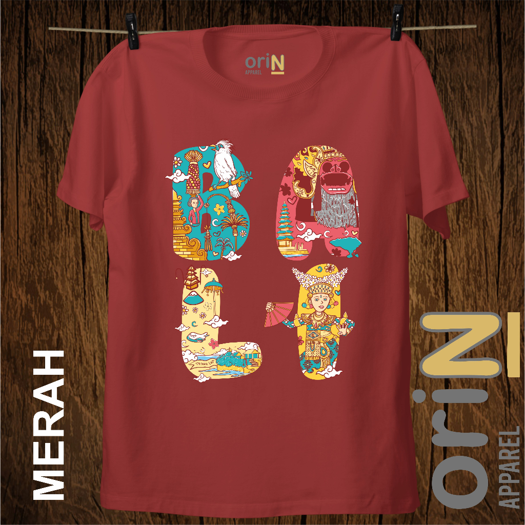 Jual Baju Kaos Distro Premium Pria Katun Cotton Combed 30s Bali