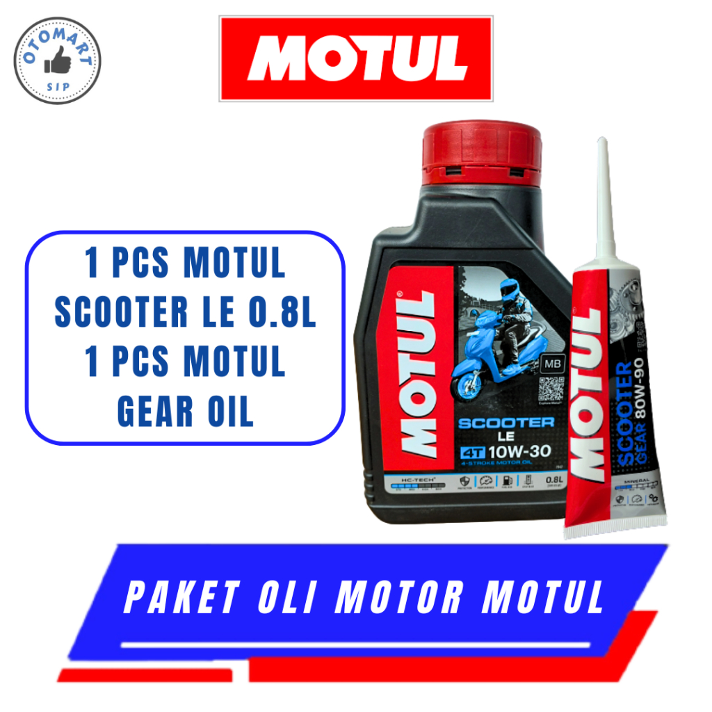 Jual Paket Oli Matic Motul Scooter Le W L Dan Oli Gardan Motul Ml Shopee Indonesia