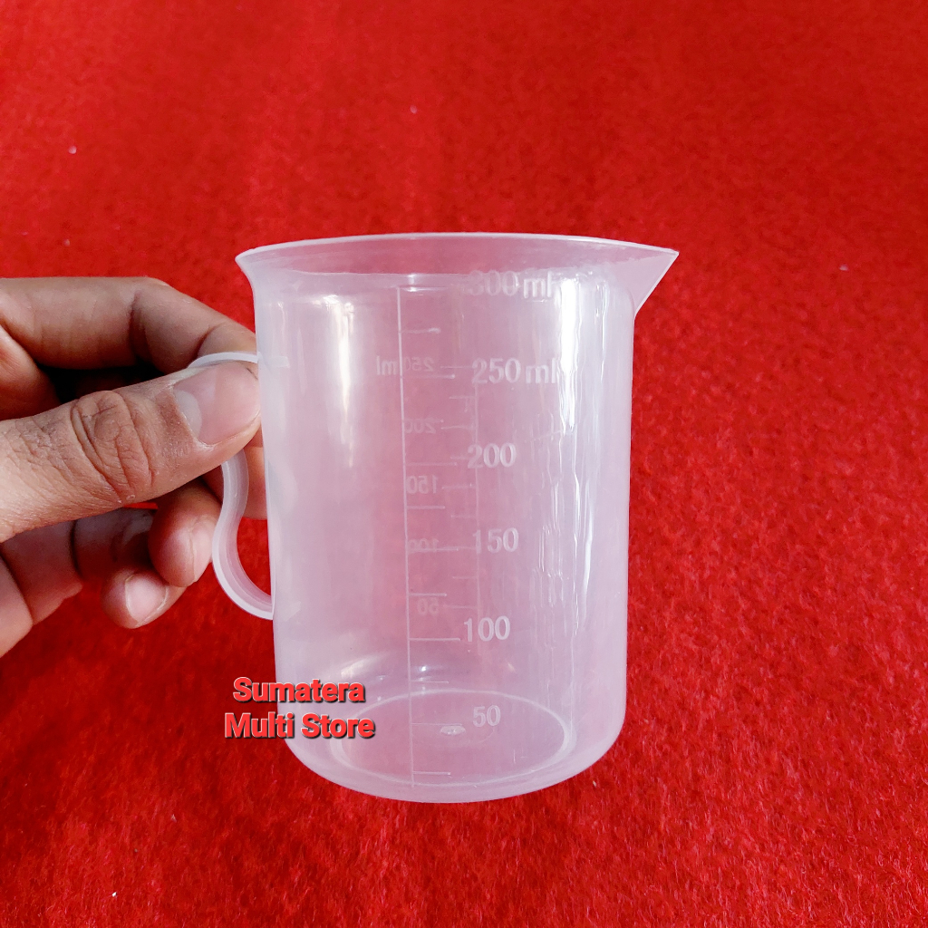 Jual Gelas Takar Takaran 25 Ml 300 Ml Plastik Gelas Ukur Sloki Serba Guna Measuring Jug 6469