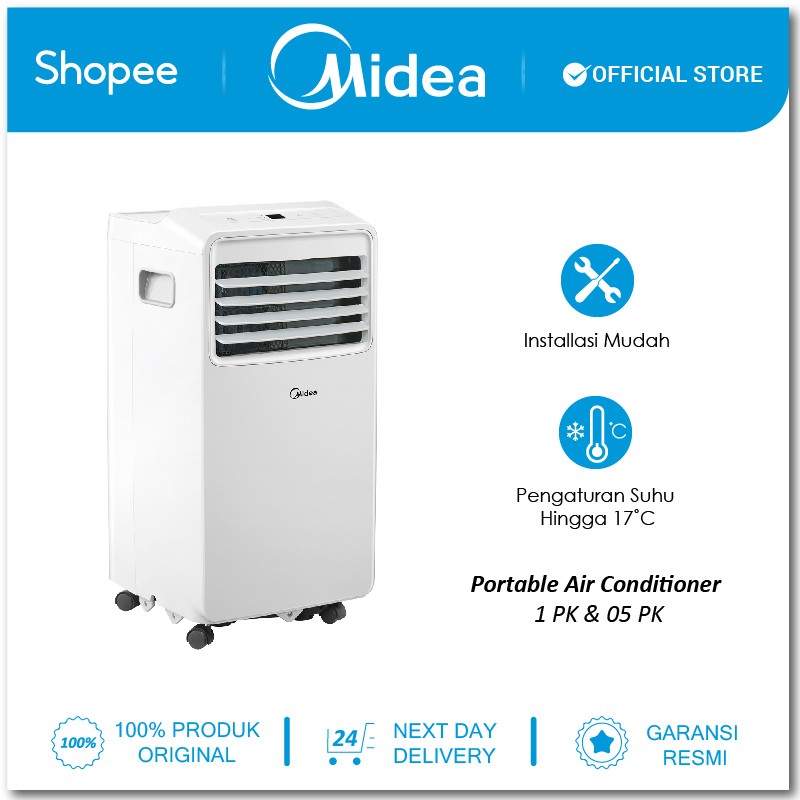 Jual [PRODUK TERLARIS] Midea AC Portable MPHA05/09CRN7 Multiple
