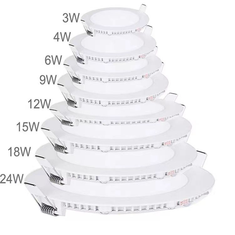 Jual Lampu Downlight LED Panel Inbow Tipis Slim 3w 6w 9w 12w 18w 24w ...
