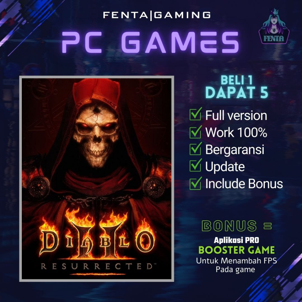 Jual DIABLO II RESURRECTED GAME PC GAME LAPTOP Shopee Indonesia