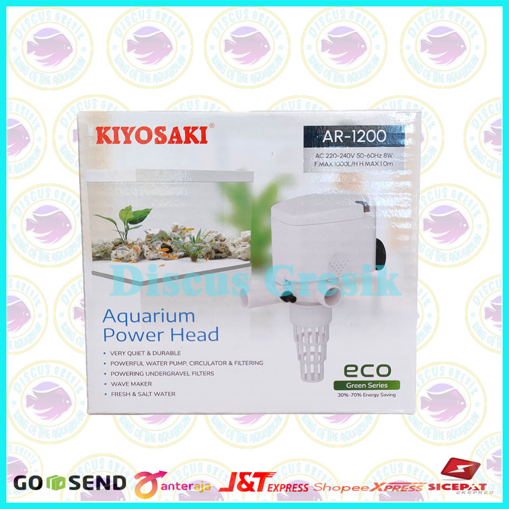 Jual Pompa Air Kiyosaki Ar Pompa Celup Water Pump Akuarium Kolam Shopee Indonesia