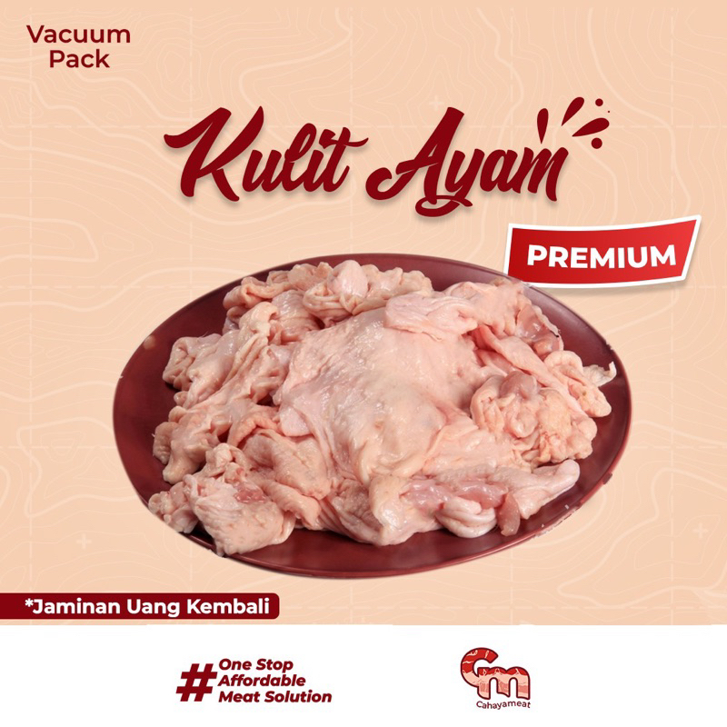 Jual Kulit Ayam Fresh Halal Bersih Premium Chicken Skin Gr