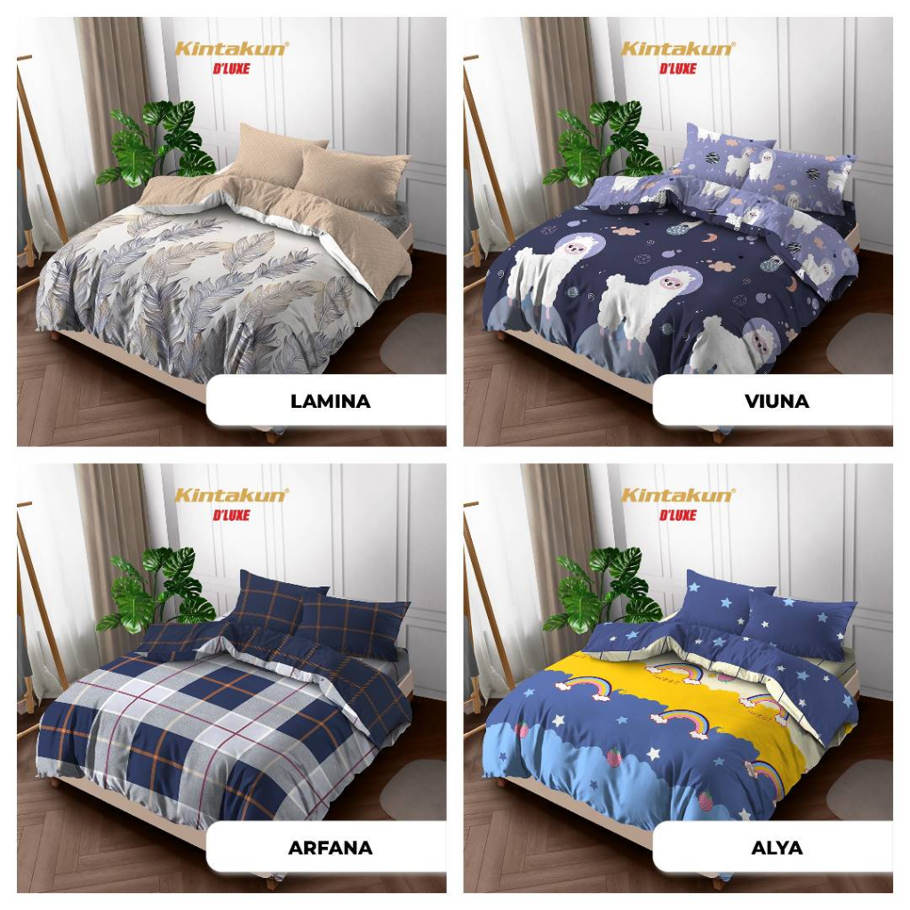 Jual Kintakun DLuxe Bed Cover Only/ Comforter Selimut JUNI Edition Uk