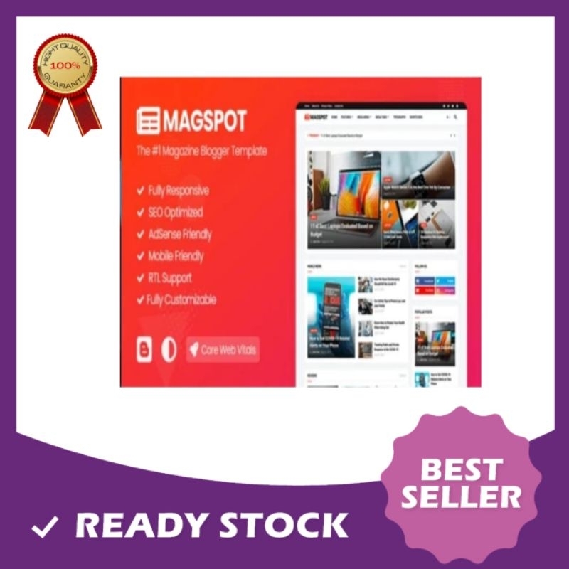 Jual TEMPLATE BLOGGER MAGSPOT | Shopee Indonesia