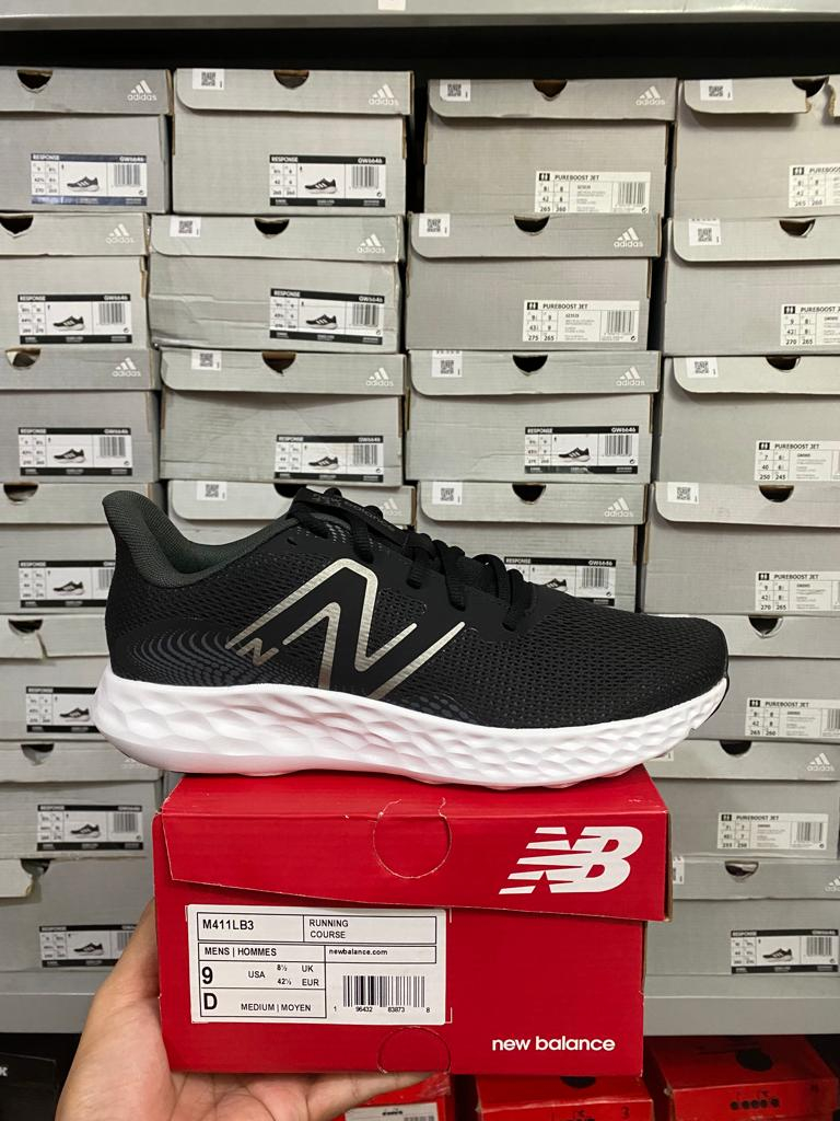 Jual New Balance Running Course Black M411LB3 Original Men's Shoes