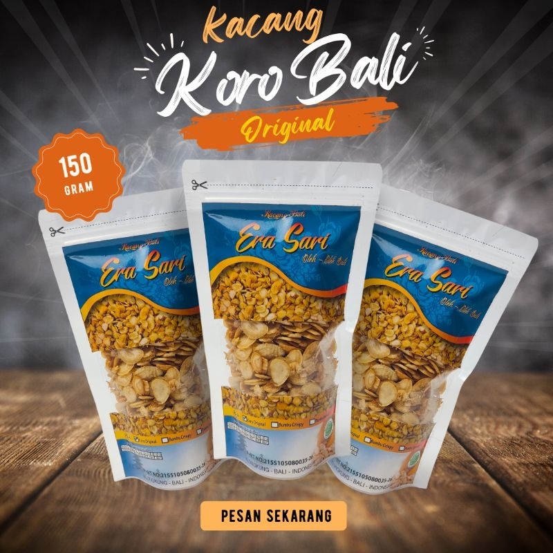 Kacang Toror Bali dalam Kemasan Kertas