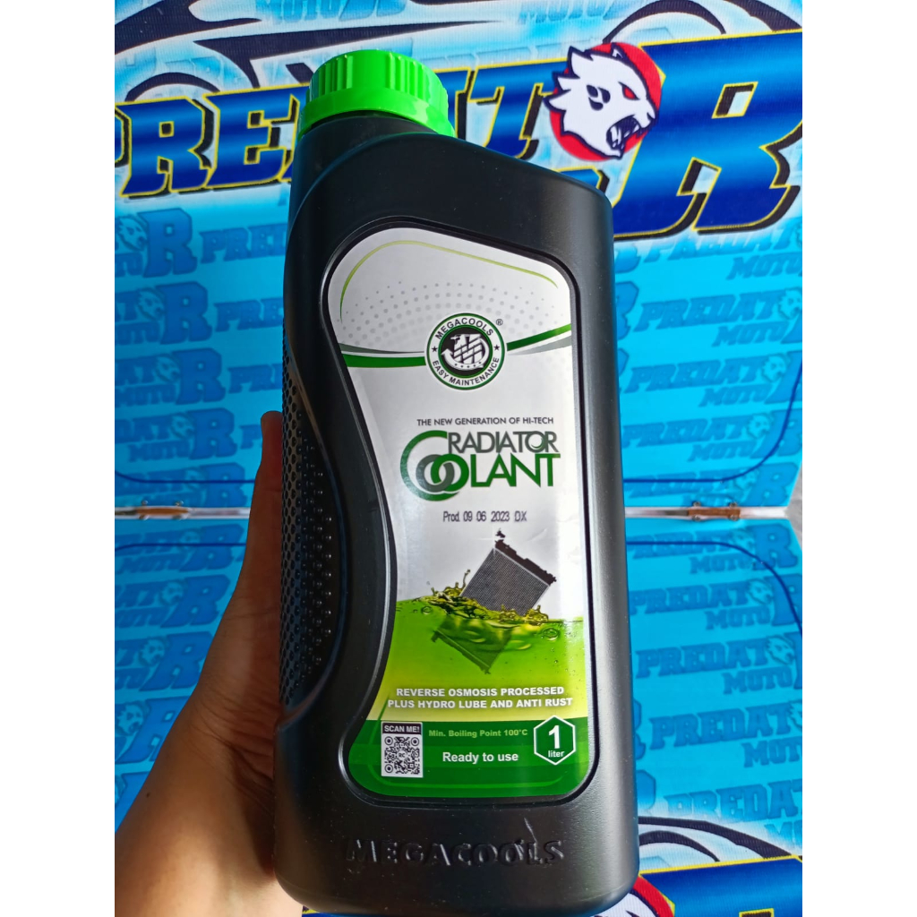 Jual MEGACOOLS AIR RADIATOR COOLANT PH 7 KEMASAN 1L MERAH / HIJAU ...