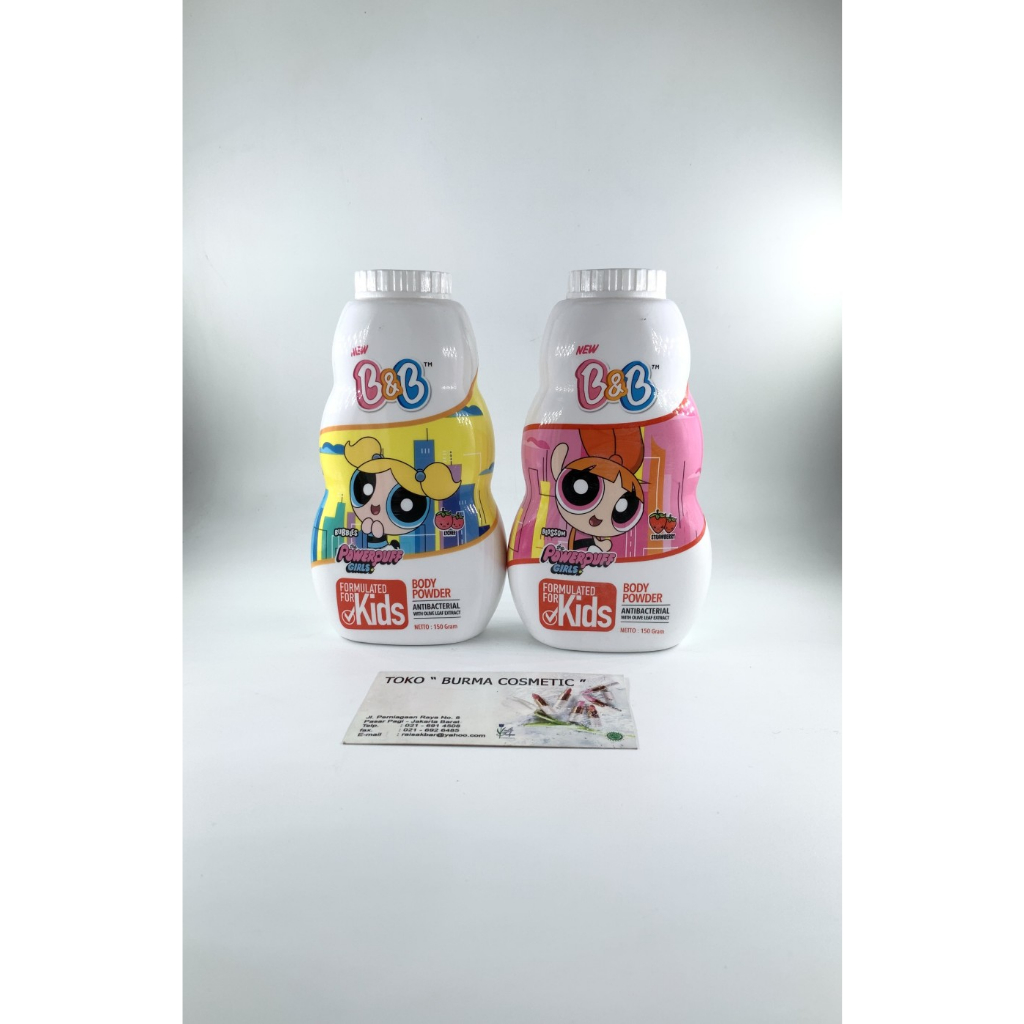Jual B&B POWERPUFF GIRLS BODY POWDER 150GR | Shopee Indonesia
