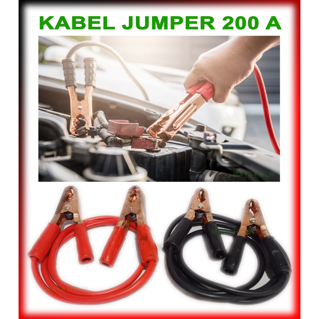 Jual JUMPER AKI MOBIL KABEL JUMPER BOOSTER 200 amper JAMPER STARTER AKI