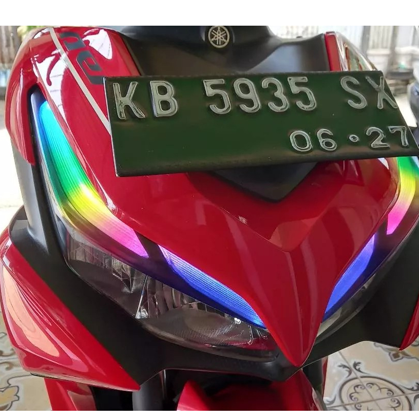 Jual stiker alis aerox new/stiker lampu alis motor aerox new/stiker ...
