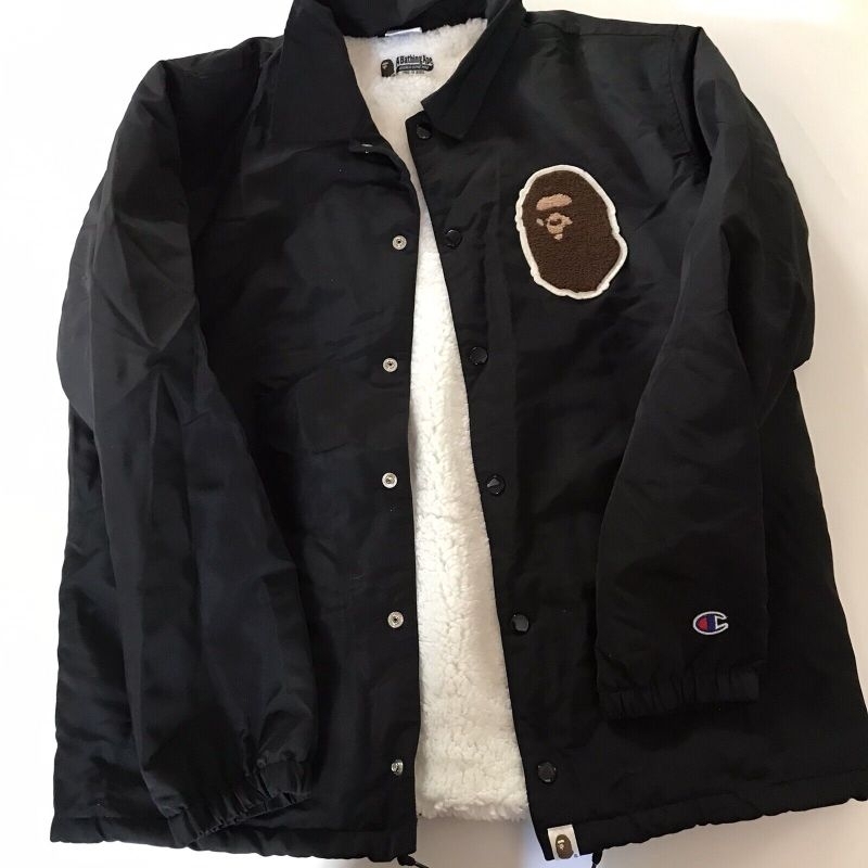 Bape x champion coach jacket best sale