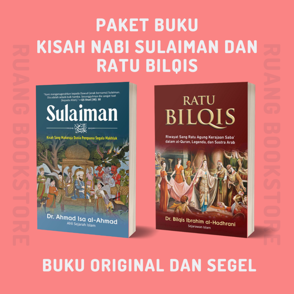 Jual Paket Buku Kisah Nabi Sulaiman Dan Ratu Bilqis Buku Original Segel Isi 2 Buku Shopee 3526