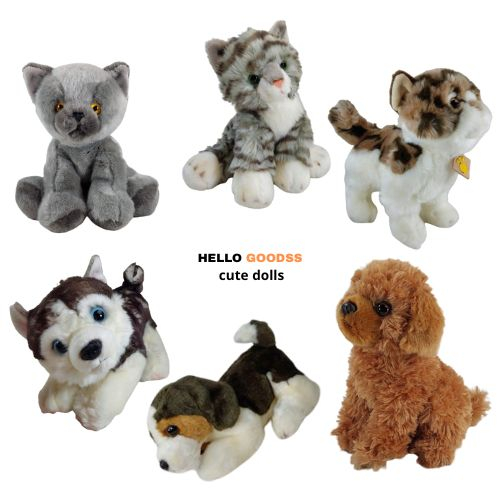 Jual BONEKA BINATANG PREMIUM ANJING RAS HUSKY / BEAGLE/ PUDDLE/ KUCING ...