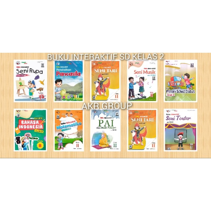 Jual BUKU PAKET INTERAKTIF KURMER SD KELAS 2 SEMESTER 1&2 INTAN ...