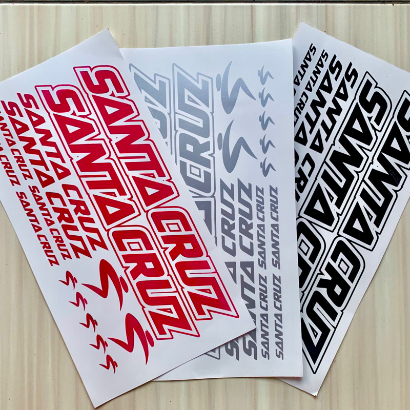 Jual Stiker Sepeda Santa Cruz Sticker Striping | Shopee Indonesia