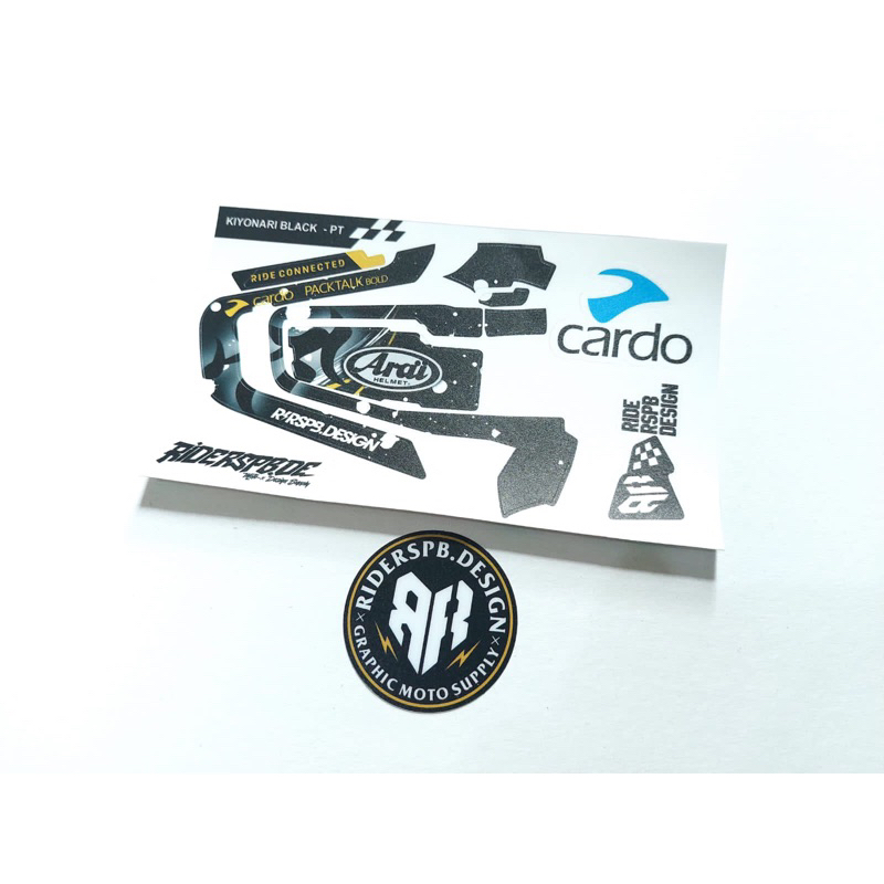 Jual KIYONARI BLACK PT - STICKER DECAL SKINCOVER GARSKIN CARDO PACKTALK ...