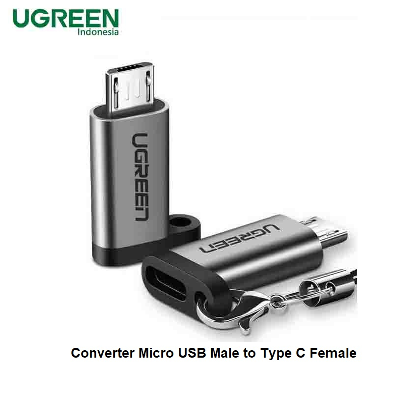Jual UGREEN ORIGINAL OTG Micro USB Male to Type C Female Converter ...