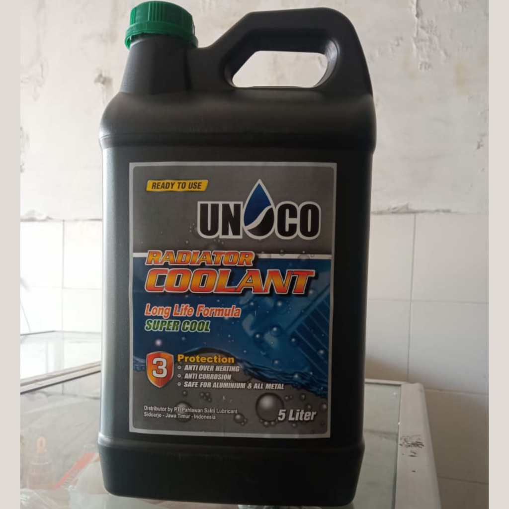 Jual RADIATOR COOLANT GREEN COLD ll UNOCO 5 LITER | Shopee Indonesia
