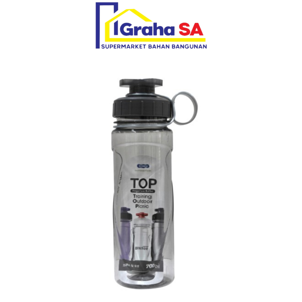 Jual KOMAX TOP WATER BOTTLE TRANSPARAN 700 ML | Shopee Indonesia