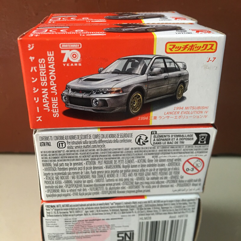 Jual Matchbox Moving Parts Mitsubishi Lancer Evolution IV | Shopee ...