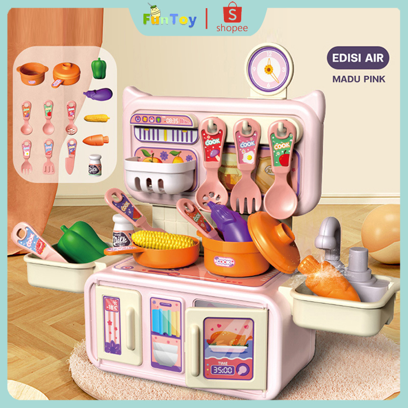 Jual FUNTOY dapur Cooking Set Mainan Dapur Anak Kitchen Set Masak