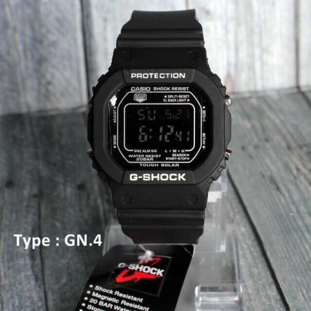 Jual Jam Tangan Sporty Casio Gshock GLS5600 Black G Shock GLS Rubber Shopee Indonesia